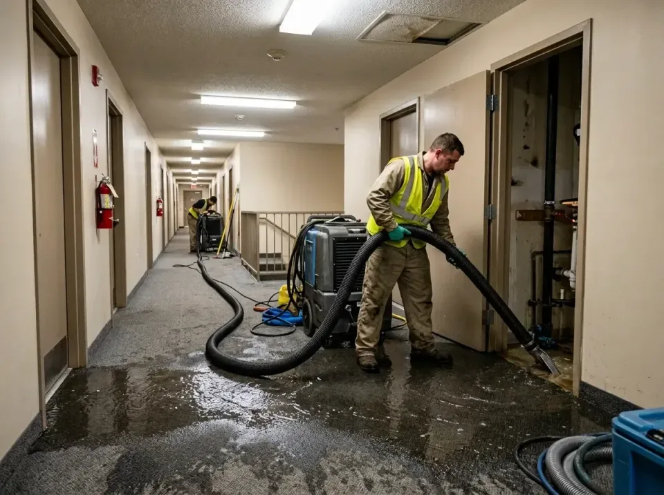 multi-unit-apartment-hallway-f-005 — frequently asked questions, Emergency Burst Pipe Water Extraction & Removal in Gearhart…
